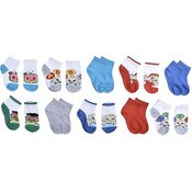 Wholesale - 10pk 18-24m COCOMELON ABC QRT SOCKS, UPC: 193159193973